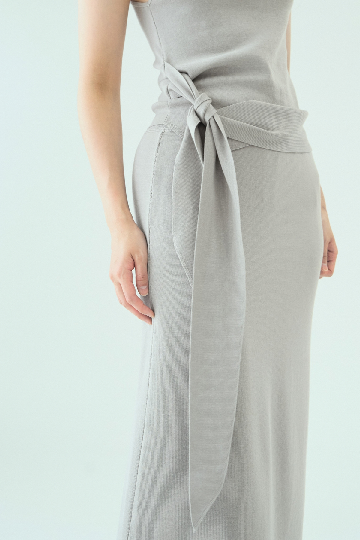 Column Knit Skirt