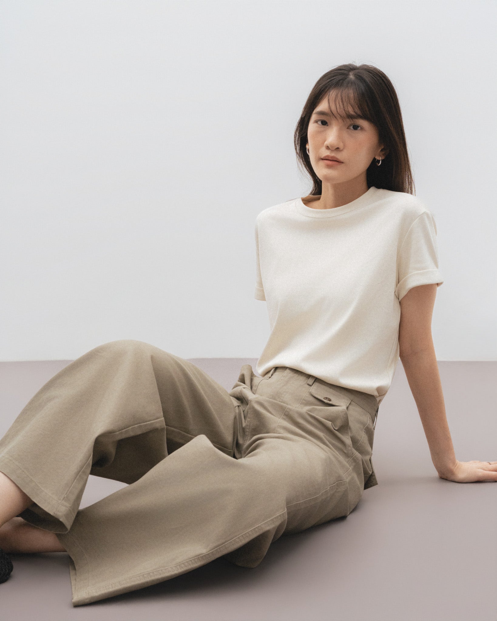 Folded Sleeve Tee