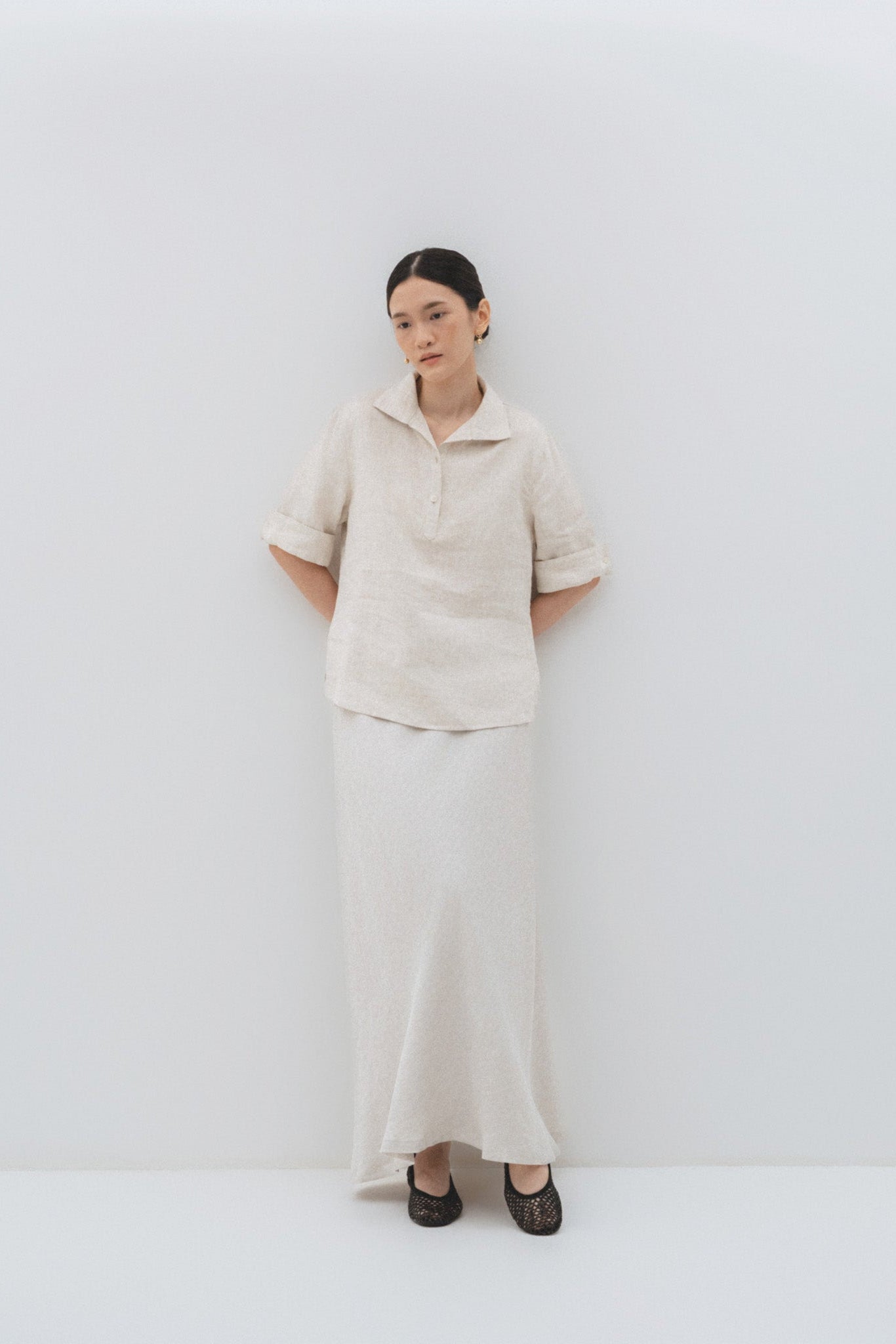 Linen Maxi Skirt