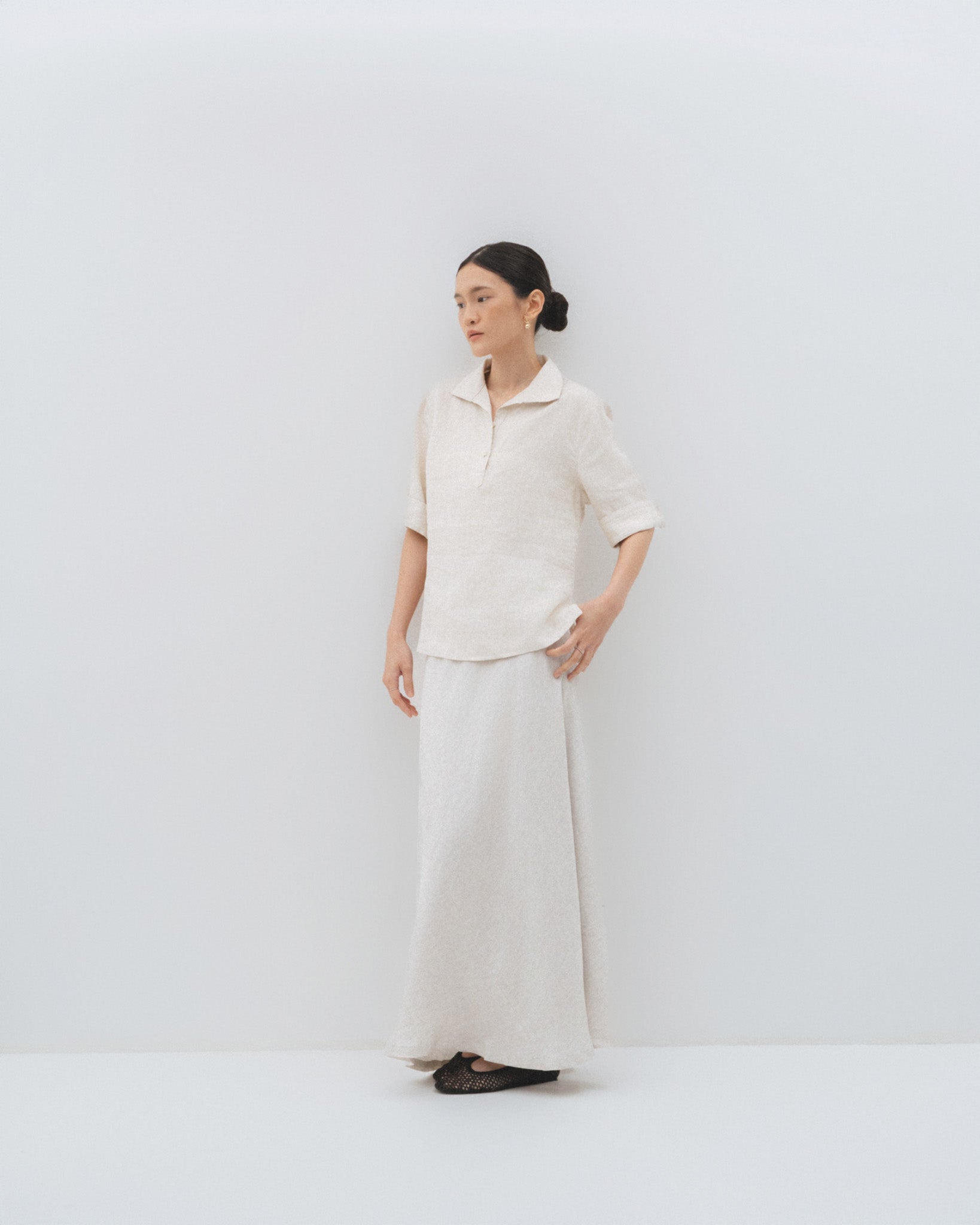 Linen Maxi Skirt