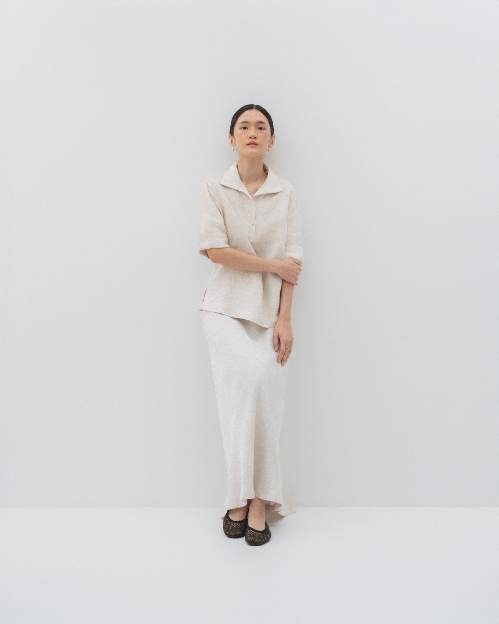 Linen Maxi Skirt