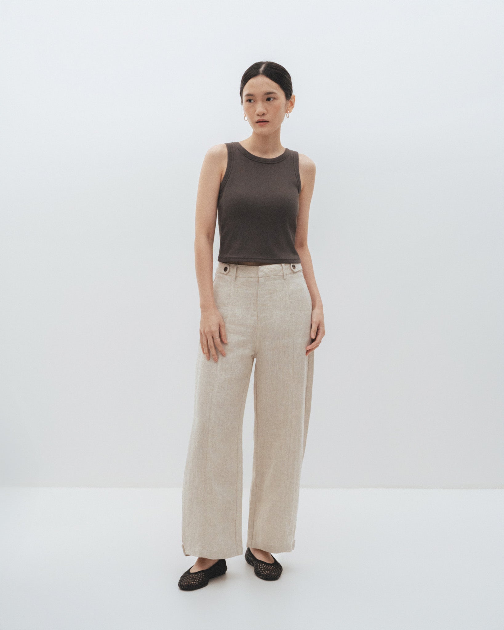 Cropped padded Tank Top