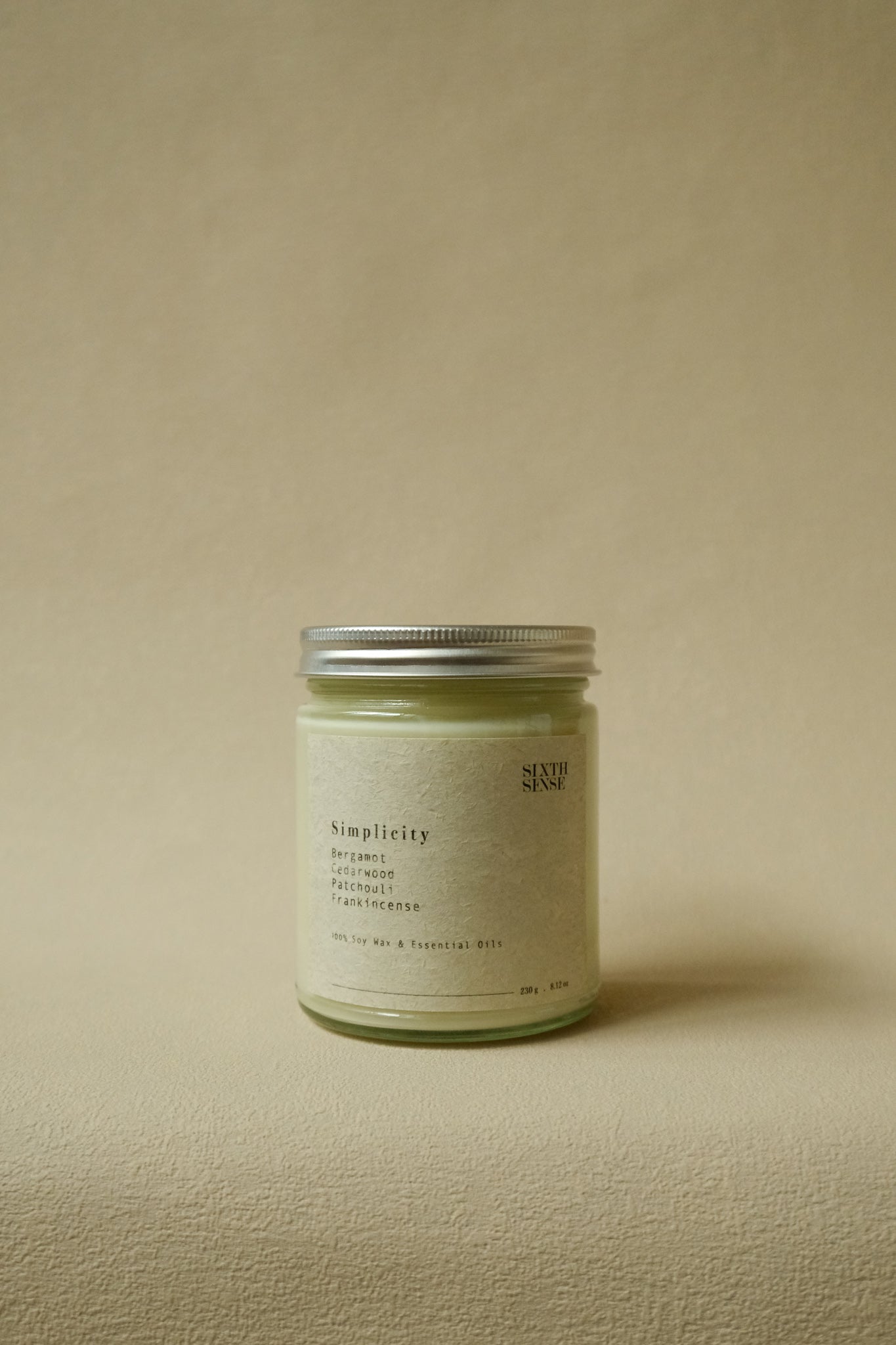 Simplicity Aromatic Soy Wax Candle