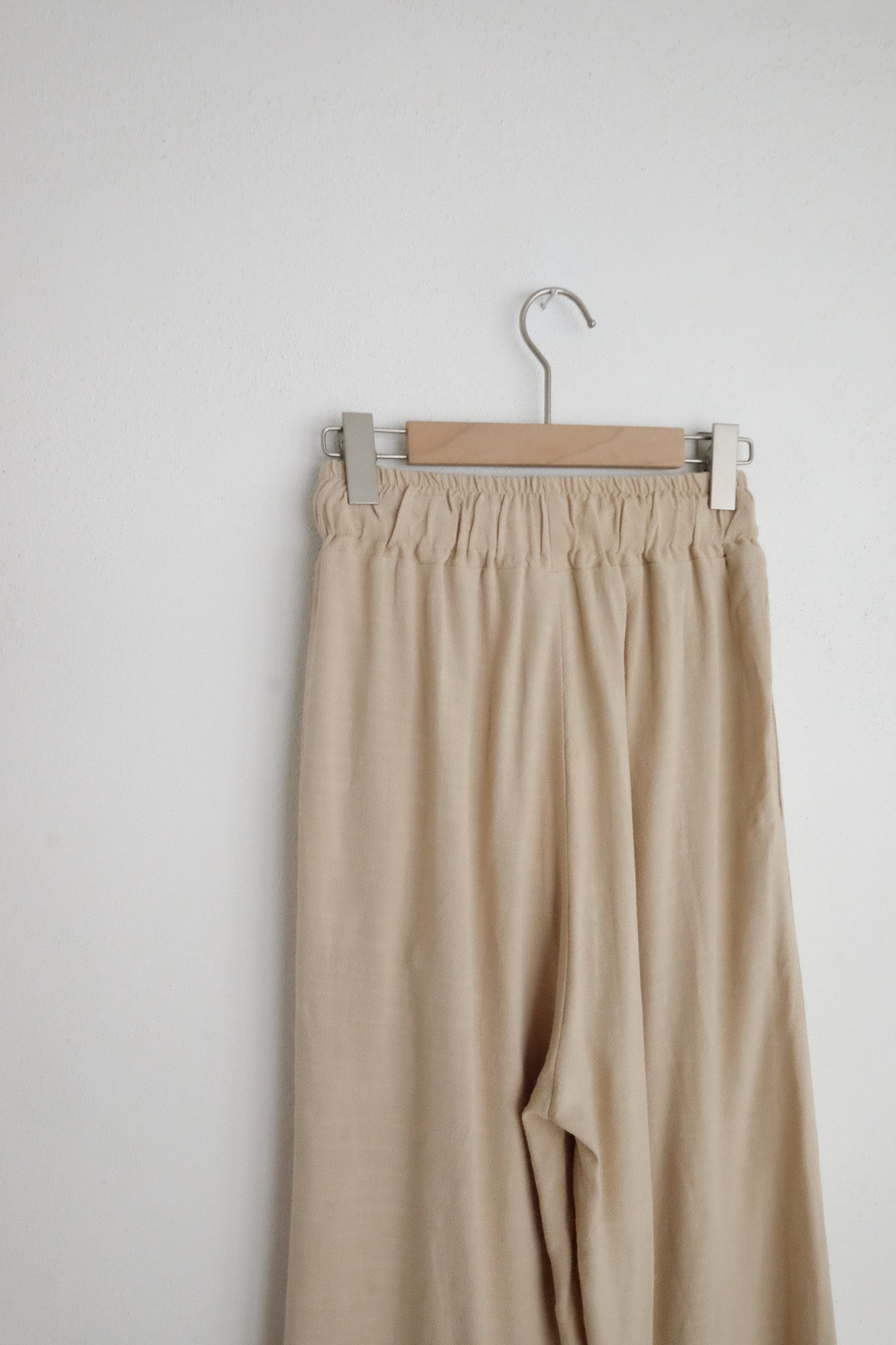Elasticated Flare Trousers